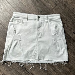 Hollister vintage high rise denim skirt